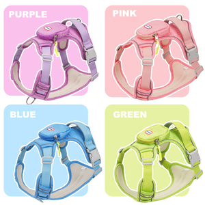 Nouveauté : Harnais tactique réglable pour <span class=keywords><strong>chien</strong></span> en nylon de luxe, anti-traction, avec poches, pour chiens de taille moyenne à grande - Product Image 3