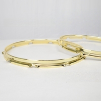 En gros : Anneaux de pression et anneaux en cuir pour caisse claire de 14 pouces, accessoires pour instruments de musique