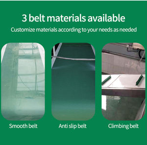 Gekantelde automatische PVC-klimbandtransportband voor het laden en lossen van materialen en goederen - Product Image 5