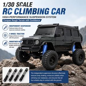 SJY-AX-30 Coche Teledirigido RC Crawler Mini 4WD 2.4G con Suspensión Independiente y Motor con Escobillas, Escala 1/30, Novedad 2026, para Niños - Product Image 2