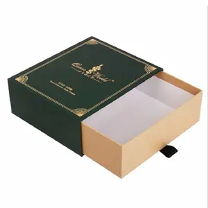 Free Design Rigid Cardboard Sliding Drawer Box With Logo For Underwear Apparel Packaging Boxes