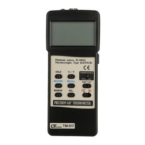 Termómetro TM917 con Entrada para Sondas PT100 y K J T E R, Resolución de 0.01, Retención de Datos, Pantalla LCD - Product Image 3