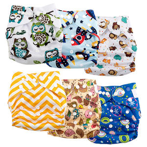 <span class=keywords><strong>Pañales</strong></span> <span class=keywords><strong>de</strong></span> Tela Reutilizables y Lavables para Bebé, Ajustables, <span class=keywords><strong>de</strong></span> Talla Única, con Botones <span class=keywords><strong>de</strong></span> Cabeza Redonda y Doble Abertura - Product Image 5