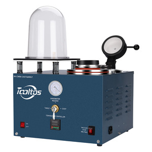 Machine de moulage sous vide Tcoltos 2L pour la fabrication de moules à bijoux en argent avec contrôle de la température - Product Image 1