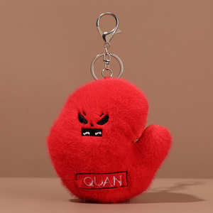 Venta caliente lindo peluche deportes bola dibujos animados mancuerna Fitness muñeca <span class=keywords><strong>bolsa</strong></span> accesorios colgantes llavero personalizado colgante juguete <span class=keywords><strong>de</strong></span> peluche - Product Image 6