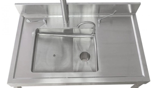 Lavabo de acero inoxidable quirúrgico para Hospital, <span class=keywords><strong>lavamanos</strong></span> a mano, personalizado, grado 304, 316 - Product Image 2