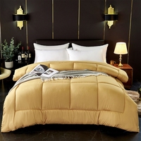 Literie matelassée en polyester 100 % écologique, style européen et américain, pour usage domestique et hôtelier, couleur unie, toutes saisons, vente en gros, CN