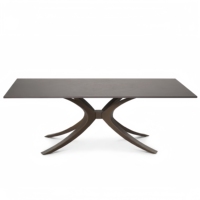 Table basse en céramique noire avec structure métallique, design minimaliste de luxe, pour salon, en pierre frittée durable, support à café décoratif