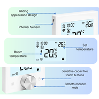 Termostat Pemanas Ruangan Pintar WiFi untuk 24V 230V Pengontrol Suhu Kantor Apartemen dari Produsen Termostat Grosir