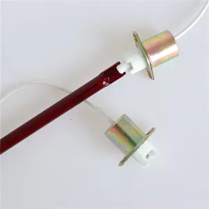 Ruby Short Wave Tungsten Filament Halogen Infrared Heating Lamps