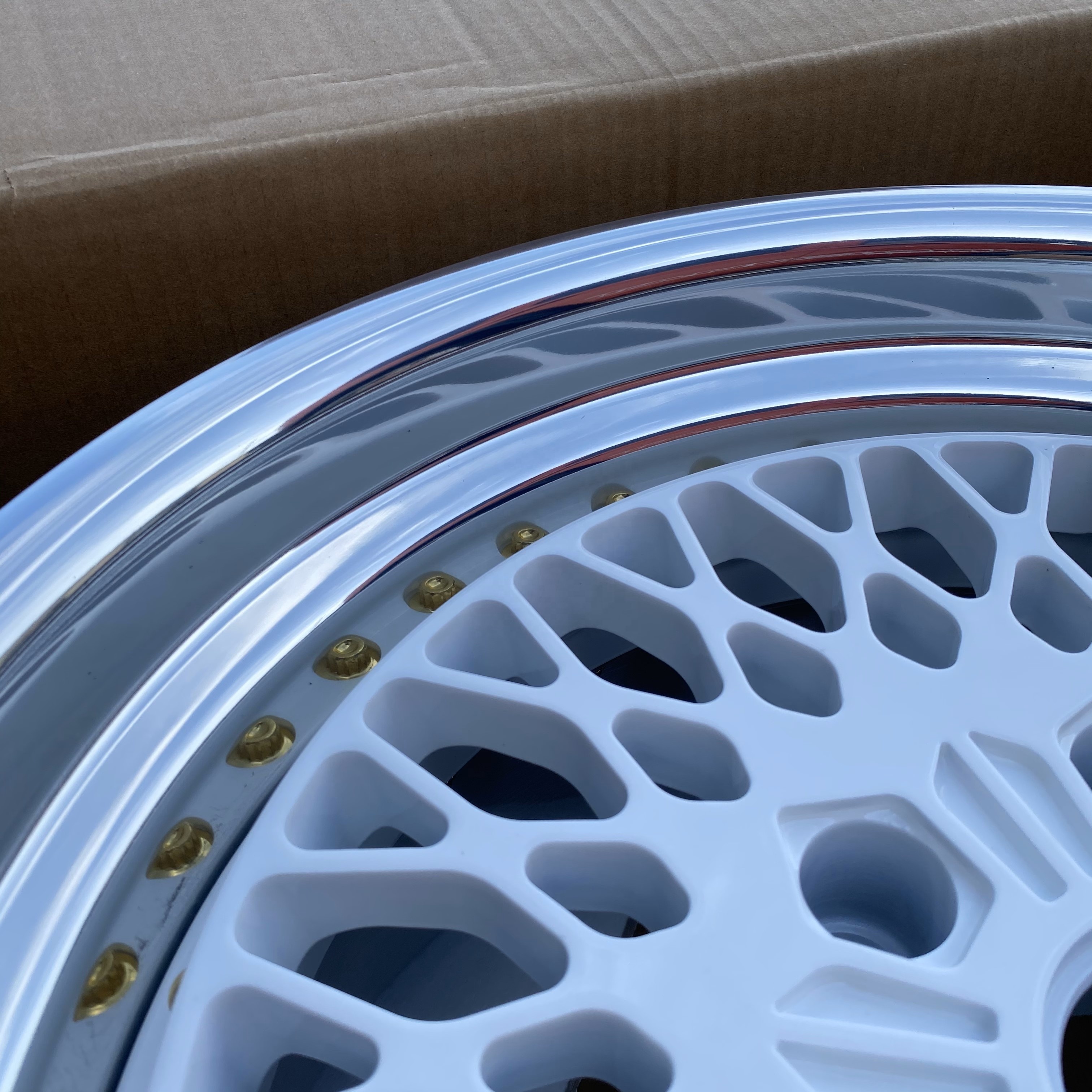 2 piece mesh custom wheel 23 inch