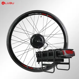 LVBU Complete 36V 250W 1 Set 26 Inch Electric Bike Front Wheel Conversion Kit with Battery
