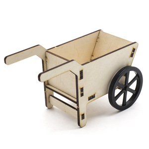 Modèle de brouette en bois, kit scientifique à monter soi-même, jouet éducatif pour enfants de 4 à 6 ans - Product Image 4
