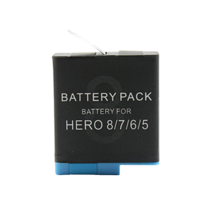 <span class=keywords><strong>Batterie</strong></span> Li-ion rechargeable 1220mAh 3.85V AHDBT-801 pour caméra d'action sportive <span class=keywords><strong>Hero</strong></span> 5/6/<span class=keywords><strong>7</strong></span>/8 en stock - Product Image 1