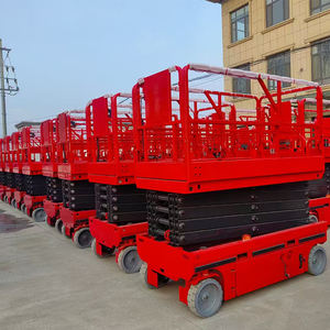 Plataformas elevadoras de tijera con capacidad de carga de 500Kg autopropulsadas de gran venta, altura de elevación de 8 metros para ingeniería y jardinería - Product Image 1