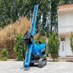 Battipalo Girevole a 360 Gradi Macchina Idraulica per Infiissione Pali Solari Fotovoltaici - Product Image 1