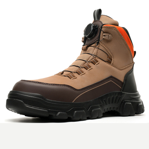 Botas de Trabajo Unisex Ligeras, Deportivas, con Parte Superior de Microfibra de Cuero, Transpirables, de Goma, para Exteriores, Otoño, Zapatos de Seguridad - Product Image 1