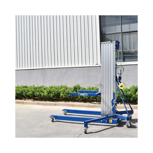 Draagbare goederenlift met CE-gecertificeerde verticale aluminium mast - Product Image 4