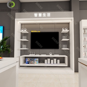 Professional Product Customized Size Shop Store Mobile Phone Display Counter Showcase - Product Image 3