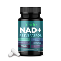 Meilleur complément de NAD et de resvératrol liposomal pour hommes, à base de plantes, marque privée, capsules de complément de NAD et de CoQ10