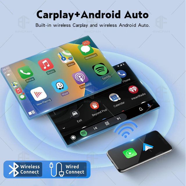 Octa Core Android 13 System 9/10 Inch Touch Incell  Screen Car Radio High-quality Sound BT WIFI Car DVD Player