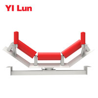 Système de convoyeur à bande à rouleaux filetés en promotion, personnalisable en couleur pour usine de ciment et concasseur