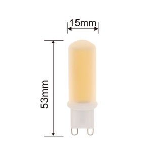 Ampoule LED G9 certifiée ETL, AC120V 4W 460LM, lumière d'intérieur avec corps en verre, culot G9, sans scintillement - Product Image 5