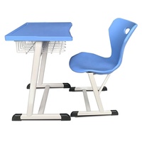 Meubles scolaires modernes et bon marché, table et chaise, meubles de classe en Arabie Saoudite, ensemble de bureau et de chaise scolaire individuel
