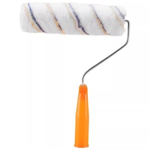 Rouleau de peinture blanc DIY OEM pas cher à poils longs en matériau composite, garantie 3 ans, outil de peinture artistique <span class=keywords><strong>pour</strong></span> murs et maison - Product Image 1