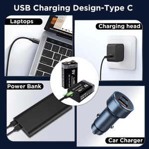 Ce chứng nhận mới 9V 1100mAh pin <span class=keywords><strong>lithium</strong></span> ion gói nhanh chóng sạc Giao hàng nhanh chóng - Product Image 2