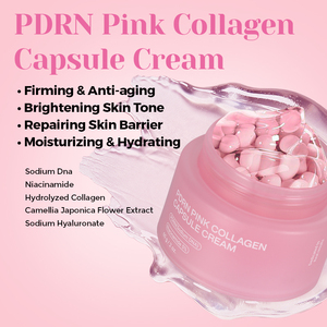 <span class=keywords><strong>Crema</strong></span> <span class=keywords><strong>Viso</strong></span> al <span class=keywords><strong>Collagene</strong></span> e Niacinamide 60g con Capsule Rosa PDRN, Idratante Anti-Età, Etichetta Privata OEM - Product Image 4