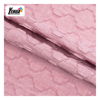 Vente chaude 100% polyester tissé poly lin lolis tissu flux d'air crêpe couleurs unies lolis costume tissu pour vêtements pour femmes