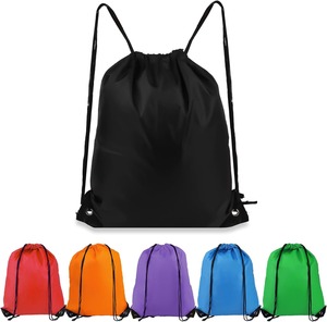 420 d Thick Polyester Solid and Durable Backpack Custom Logo Personalized Sports Fitness Cinch Drawstring Multipurpose Bag
