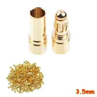 Connecteur à fiche banane 2mm 3.5mm 4mm 5.5mm 6.0mm 8.0mm avec matériau de contact en laiton mâle à femelle Application d'alimentation broche banane