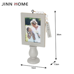 Jinn Home Cadre photo en bois <span class=keywords><strong>MDF</strong></span> écologique <span class=keywords><strong>Baguette</strong></span> imprimée UV élégante pour mariage et famille Décoration de table - Product Image 2