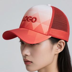 หมวกเบสบอลลายการ์ตูน5แผงหมวกทรักเกอร์ตาข่ายพิมพ์ลายสีสันสดใสออกแบบได้ตามที่ต้องการสำหรับมืออาชีพ - Product Image 2