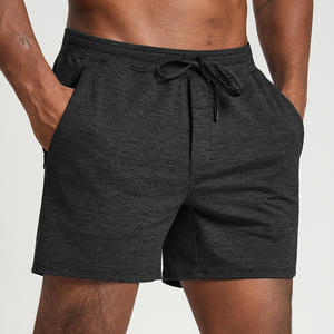 Pantalones Cortos Deportivos de Poliéster para Hombre 2026, Cintura Elástica de Punto Texturizado, Cómodos para Uso Diario Informal - Product Image 2