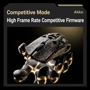 Ratón para Juegos Akko Echo Ultra/<span class=keywords><strong>Master</strong></span> Tri-Mode, Carcasa Hueca de Fibra de Carbono de 55 g, PAW3955, 65000 DPI, Frecuencia de Actualización de 8000 Hz, Ligero - Product Image 4