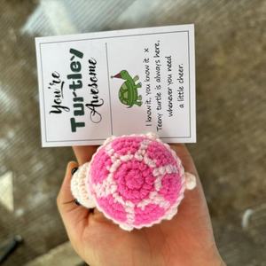 Nueva llegada Kit de ganchillo DIY Material Pack Inglés Instrucción principiantes crochet kit Standing Turtle <span class=keywords><strong>woobles</strong></span> crochet kit animales - Product Image 6