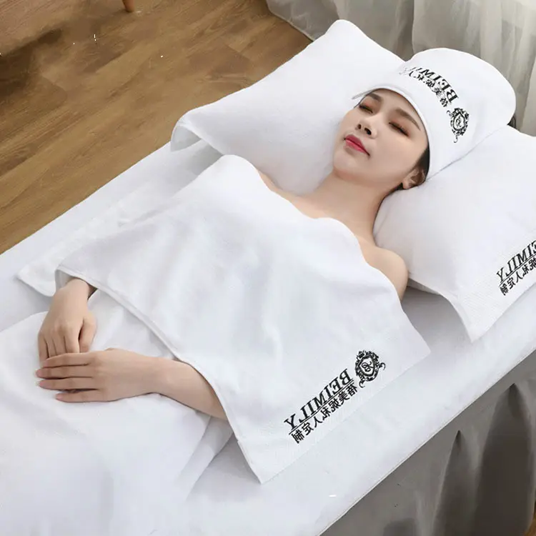wholesale Superior Soft 100% cotton Beauty Salon Towel SPA Massage Towel