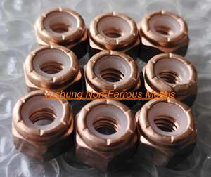 Yushung Bronze-Muttern Marine-Qualität C65100 Siliziumbronze Schwere Sechskantmuttern 1/4 Zoll bis 1 1/2 Zoll ANSI/ASME B18.2.2 - Product Image 5