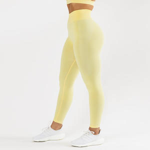 Aoyema ALPHALETEE tendance chaude dégradé Gym taille haute sans couture formateur Scrunch bout à bout femmes Leggings pantalons de Yoga - Product Image 4