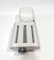Machine à pâtes électrique portable pour la maison avec rouleau à pâtes en métal 3-en-1 et coupe-spaghetti et fettuccine