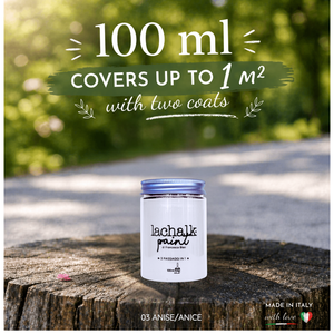 03 ANISE 100 ml LaChalk the evolution of <b>chalk</b> paint Where <b>chalk</b> meets resin: Hybrid <b>Chalk</b> Resin Paint made in Italy - Product Image 2