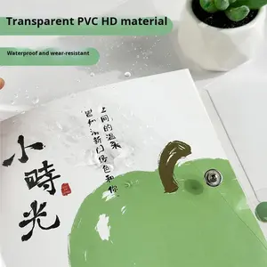 Carnet détachable à feuilles mobiles en PVC imperméable imprimé 60 feuilles B5/A5 pour la préparation aux examens et l'utilisation au collège - Product Image 4