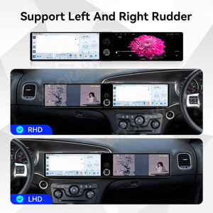 Autoradio MOOKAKA double écran 12,3 pouces pour <span class=keywords><strong>Dodge</strong></span> <span class=keywords><strong>Charger</strong></span>/Challenger 2011-2014, Android GPS, CarPlay sans fil, écran interactif - Product Image 6