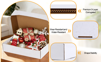 Boîte cadeau pliante en carton blanc recyclé écologique avec logo personnalisé, pour cosmétiques, savons, boîte mystère, avec gaufrage, taille personnalisée, vente en gros