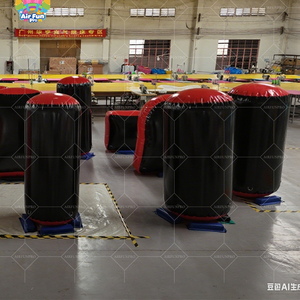 Nouvelle conception de zone de combat gonflable en PVC <span class=keywords><strong>NERF</strong></span> Wars, bunkers de paintball pour accessoires de tir en plein air - Product Image 4