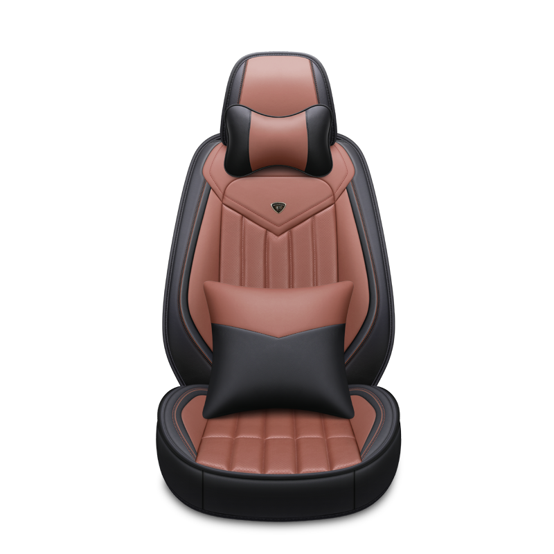 Kit Housse De Coussin De Siège Avant Et Arrière Universelle De Voiture Confortable Pour Berlines