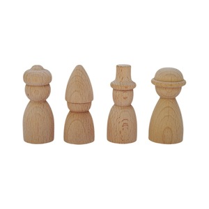 Pequeños adornos <span class=keywords><strong>de</strong></span> <span class=keywords><strong>madera</strong></span> maciza <span class=keywords><strong>muñeca</strong></span> <span class=keywords><strong>de</strong></span> estilo japonés con pintura <span class=keywords><strong>de</strong></span> grafiti creativa títere <span class=keywords><strong>de</strong></span> sombrero Ins ecológico para Navidad - Product Image 5